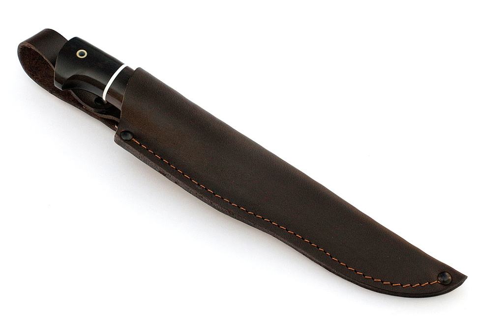 Нож Зубатка (ХВ5-Алмазка, чёрный граб)