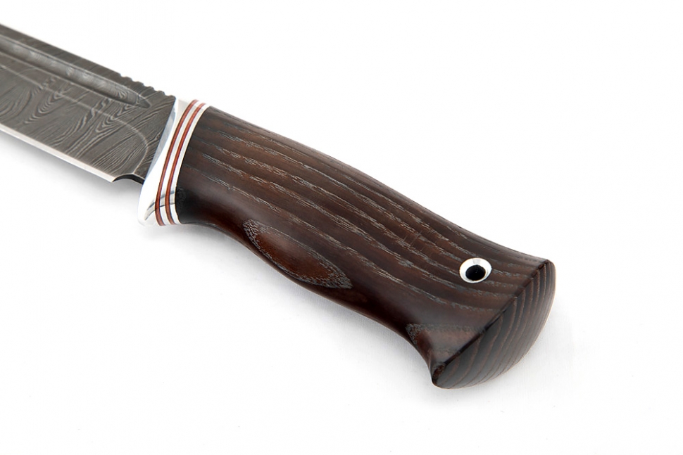 Нож Малыш (дамаск, термоциклированный ясень) формованные ножны