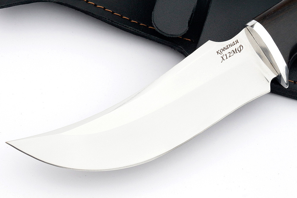 Нож Легион (х12МФ, чёрный граб)