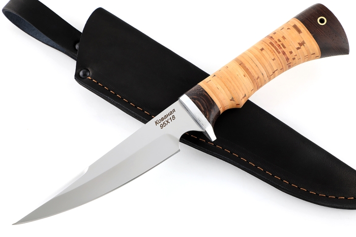 Нож Комар (95Х18, береста)