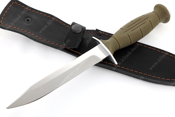 Нож разведчика Вишня (сталь 95х18, рукоять терморезина)