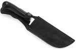 Нож Узбек-2 (булат, черный граб - мельхиор) - Нож Узбек-2 (булат, черный граб - мельхиор)