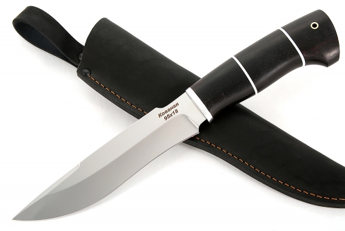 Нож Викинг (95х18, чёрный граб) 