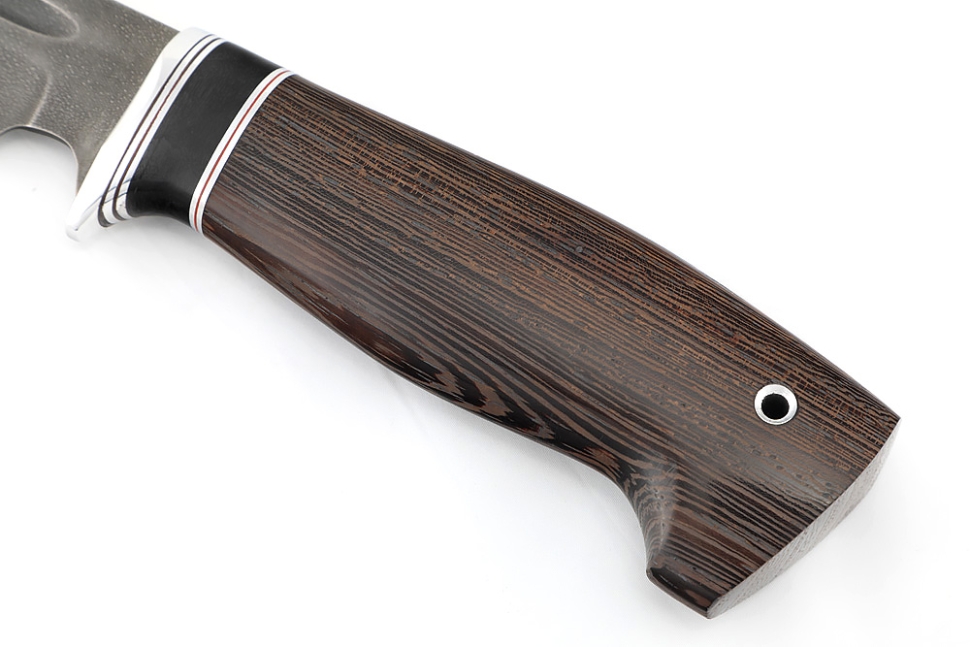 Нож Лесной (ХВ5-Алмазка с долом, черный граб, венге)