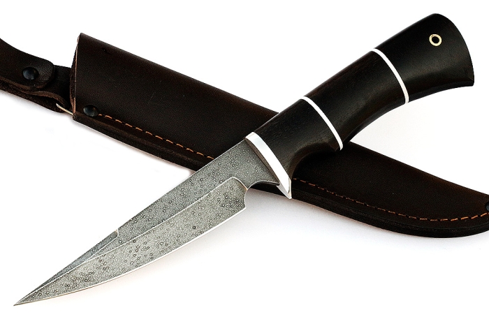 Нож Комар (ХВ5-Алмазка, чёрный граб)