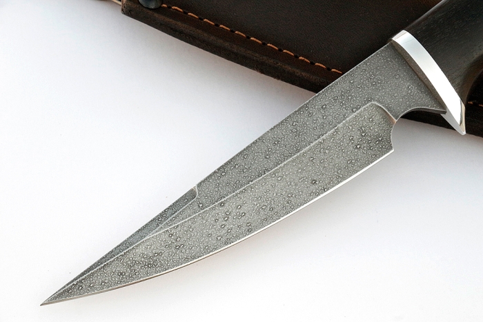 Нож Комар (ХВ5-Алмазка, чёрный граб)