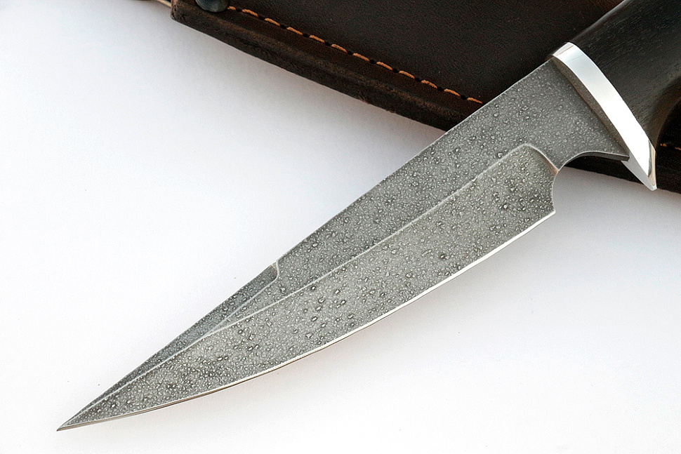 Нож Комар (ХВ5-Алмазка, чёрный граб)