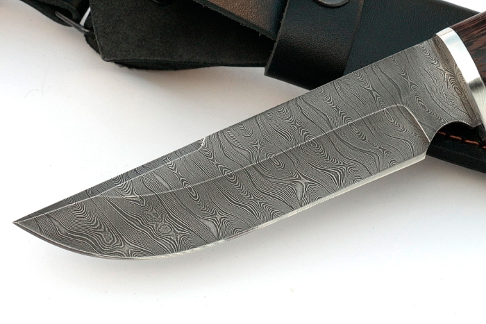 Нож Лесной (дамаск, венге)