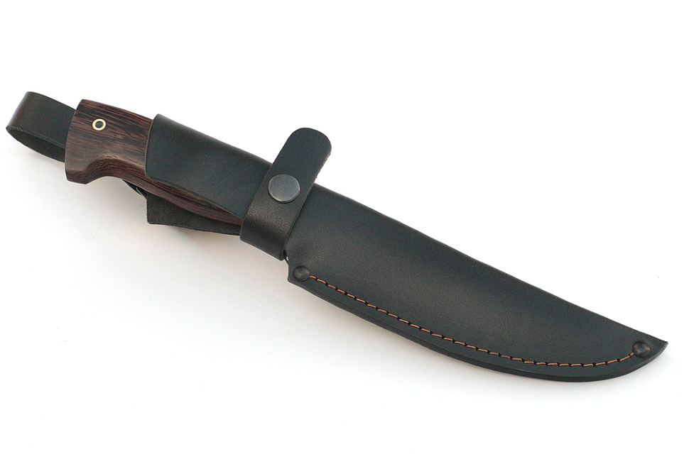 Нож Лесной (дамаск, венге)