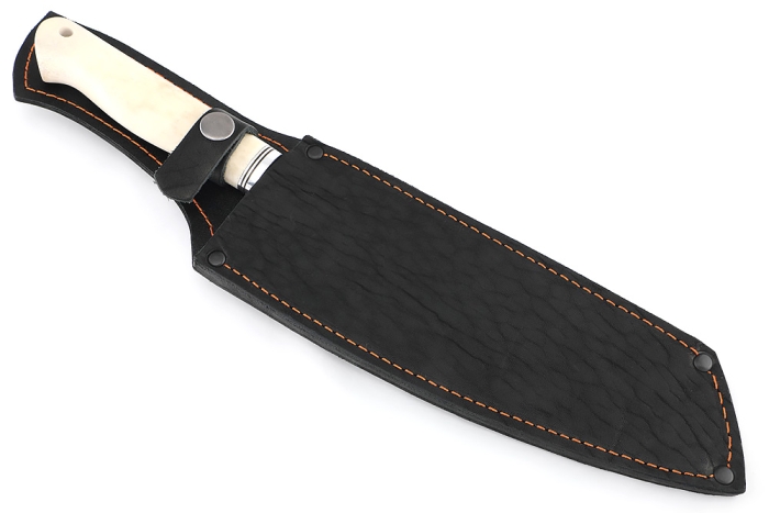 Нож Шеф большой премиум N690, рог лося