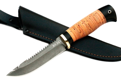Нож Судак малый (булат, береста)