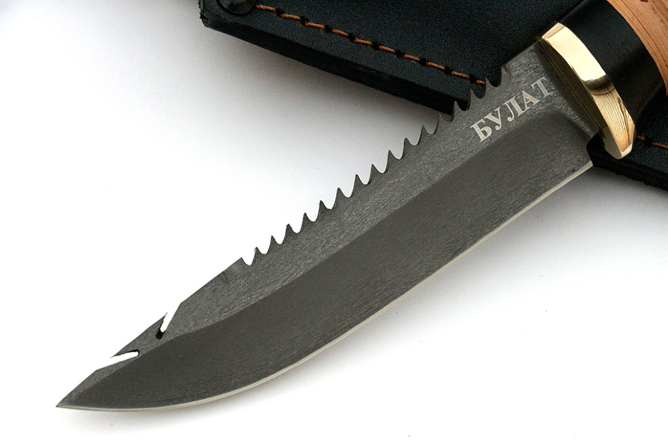 Нож Судак малый (булат, береста)