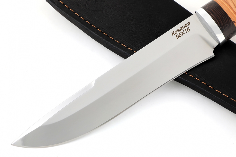 Нож Таран (95Х18, береста)