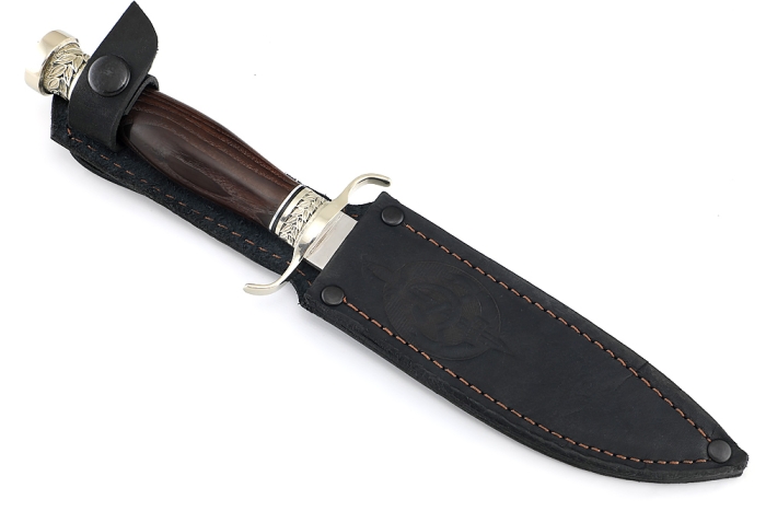 Нож Классика (сталь 95х18, термоциклированный ясень - мельхиор)