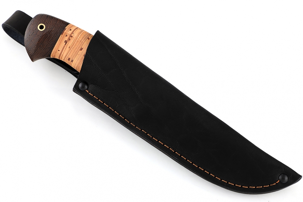 Нож Барсук (95Х18, береста)