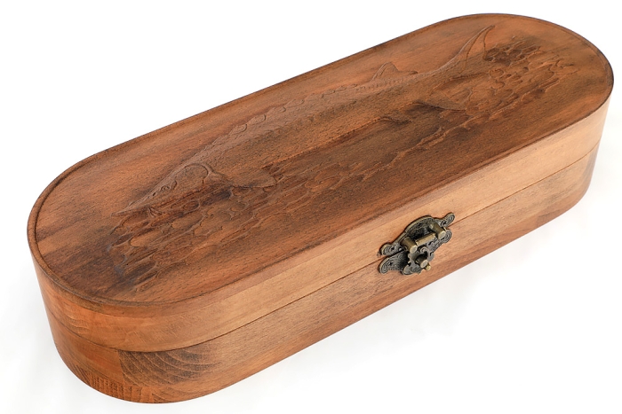Футляр для ножа №9 (дерево - бук) осетр