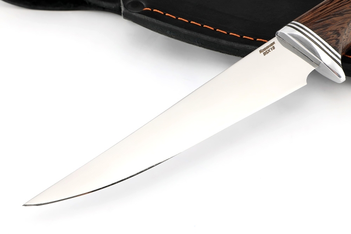 Нож Филейный малый сталь кованая 95Х18 рукоять венге