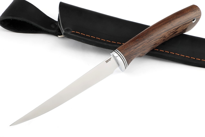 Нож Филейный малый сталь кованая 95Х18 рукоять венге