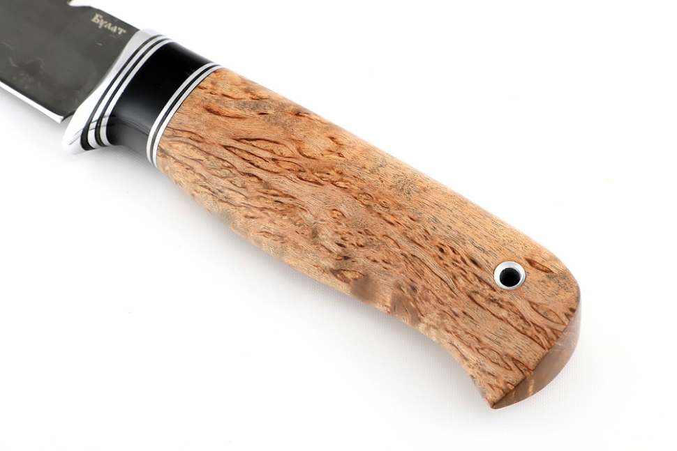 Нож Судак малый (булат, карельская берёза)