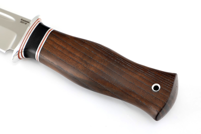 Нож Атака (95Х18, вставка черный граб, ясень термоциклированный)