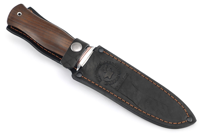 Нож Атака (95Х18, вставка черный граб, ясень термоциклированный)