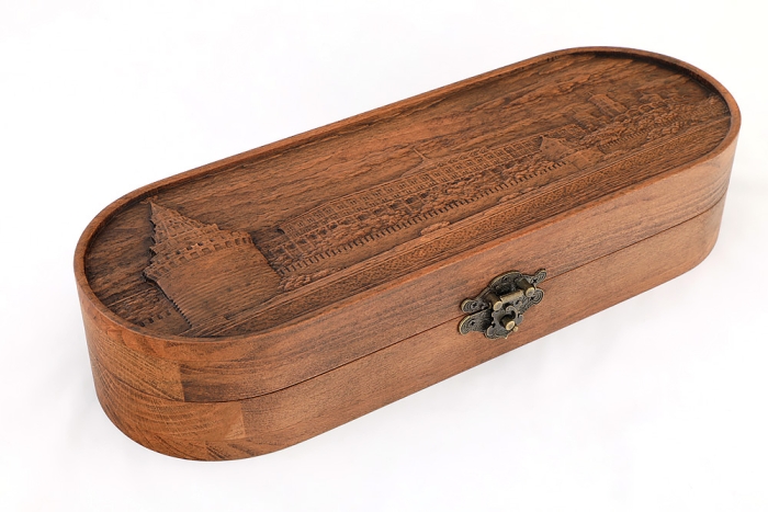 Футляр для ножа №10 (дерево - бук) Кремль