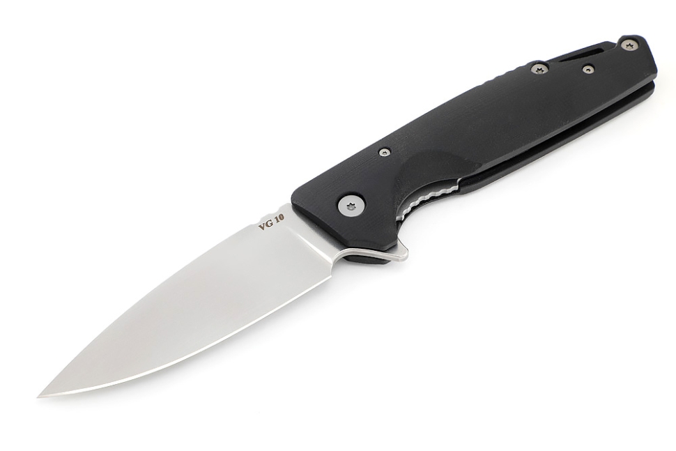 Нож складной Турист VG10 рукоять G10 черная