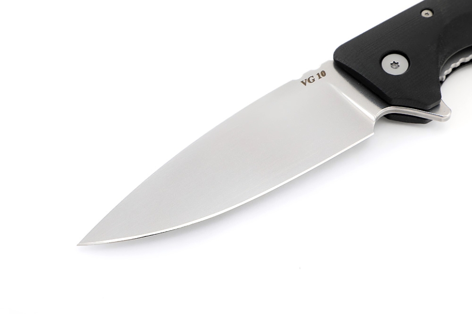 Нож складной Турист VG10 рукоять G10 черная