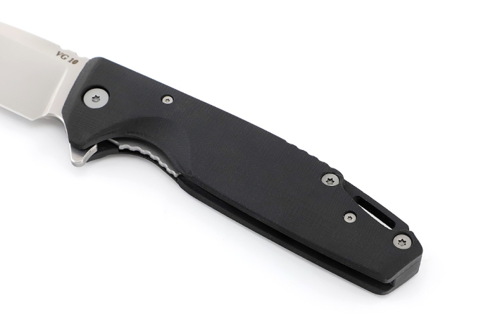 Нож складной Турист VG10 рукоять G10 черная
