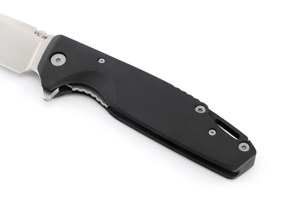 Нож складной Турист VG10 рукоять G10 черная