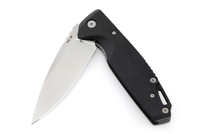 Нож складной Турист VG10 рукоять G10 черная