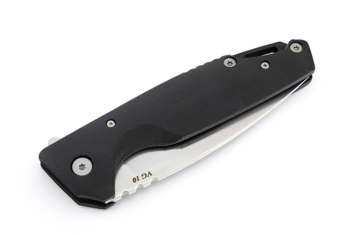 Нож складной Турист VG10 рукоять G10 черная