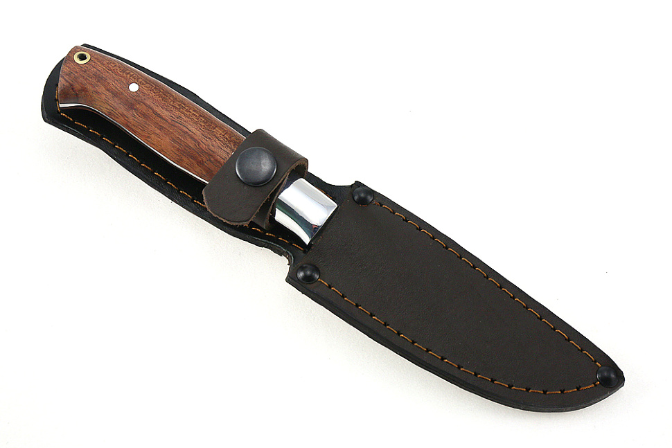 Нож Шеф-повар №5 (булат, цельнометаллический; рукоять - бубинга)