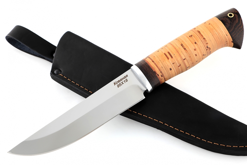 Нож Стрела (95Х18, береста)