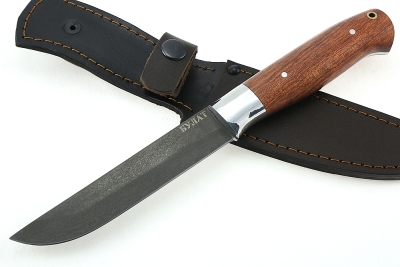 Нож Шеф-повар №4 (Булат, цельнометаллический; рукоять - бубинга)