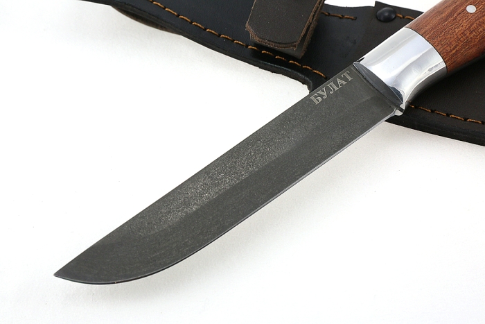 Нож Шеф-повар №4 (Булат, цельнометаллический; рукоять - бубинга)