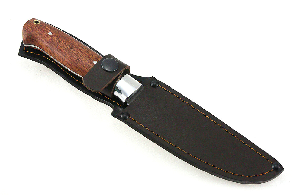 Нож Шеф-повар №4 (Булат, цельнометаллический; рукоять - бубинга)