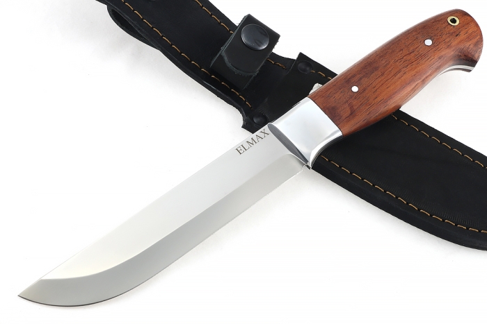 Нож Шеф-повар №4 (Elmax, цельнометаллический; рукоять - бубинга)