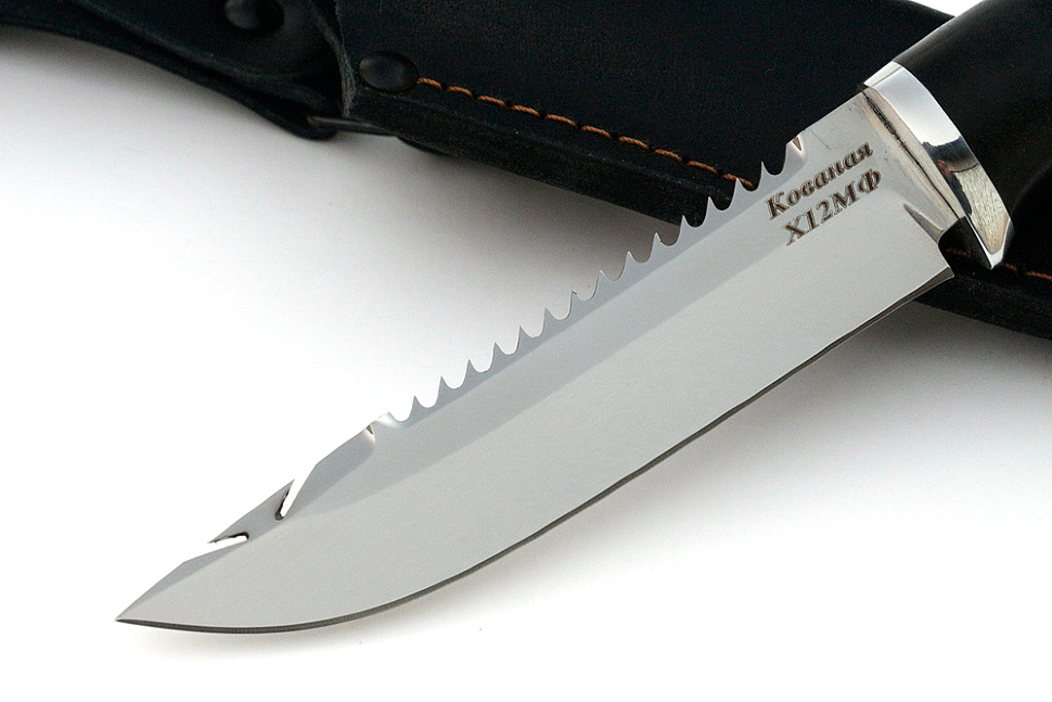 Нож Судак малый (х12МФ, карельская берёза)