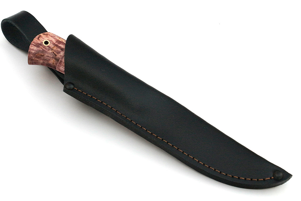 Нож Судак малый (х12МФ, карельская берёза)