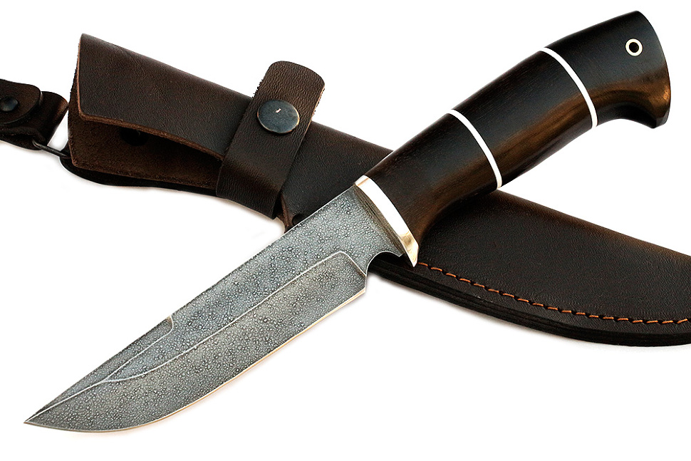 Нож Лесной (ХВ5-Алмазка, чёрный граб)