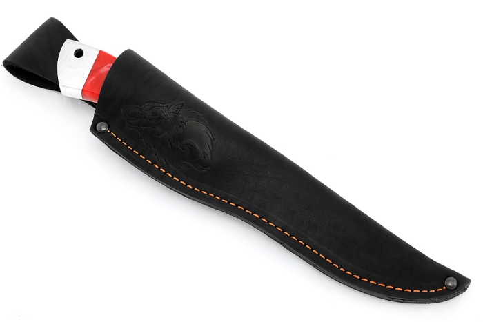 Нож Зубатка-3 (К340, акрил "Триколор")