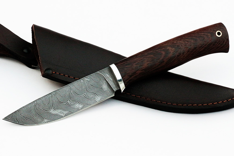 Нож Рысь (дамаск, венге)