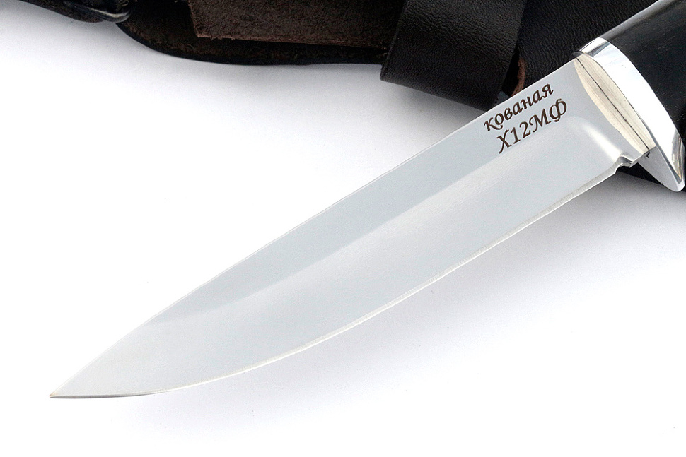 Нож Пантера (х12МФ, чёрный граб)