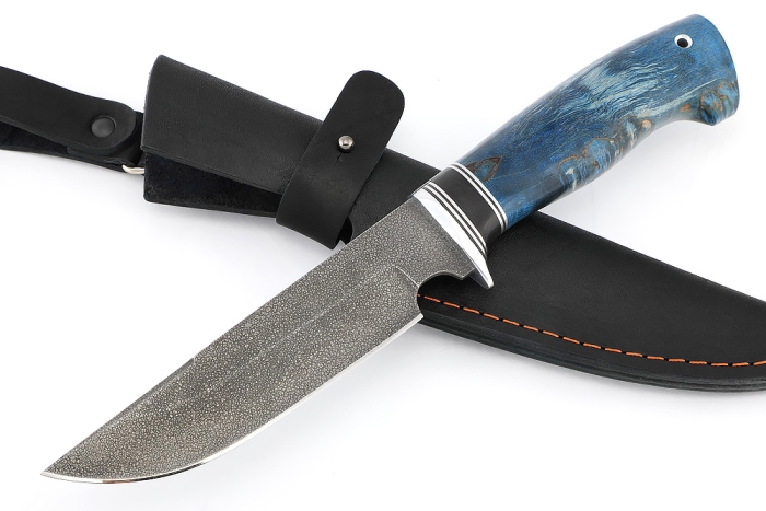 Нож Лесной (ХВ5-Алмазка, карельская берёза)