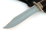 Нож Гладиатор (порошковая сталь Elmax, чёрный граб - мельхиор) - Нож Гладиатор (порошковая сталь Elmax, чёрный граб - мельхиор)