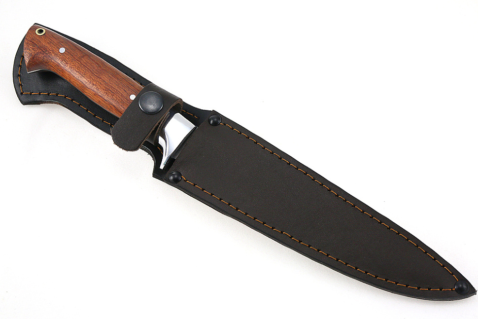 Нож Шеф-повар №9 (булат, цельнометаллический; рукоять - бубинга)