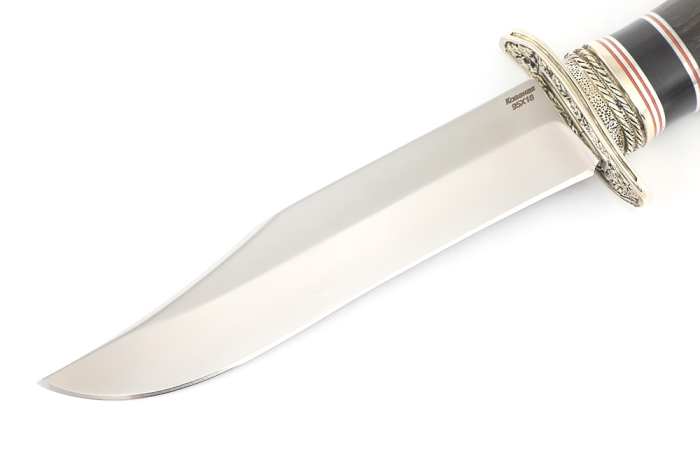 Нож Гладиатор (95Х18, вставка черный граб, ясень термоциклированный)