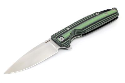 Нож складной Турист Elmax рукоять G10 черно-зеленая