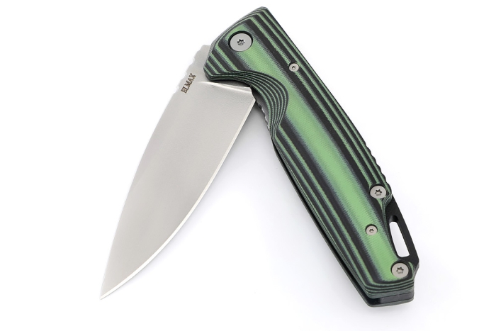 Нож складной Турист Elmax рукоять G10 черно-зеленая